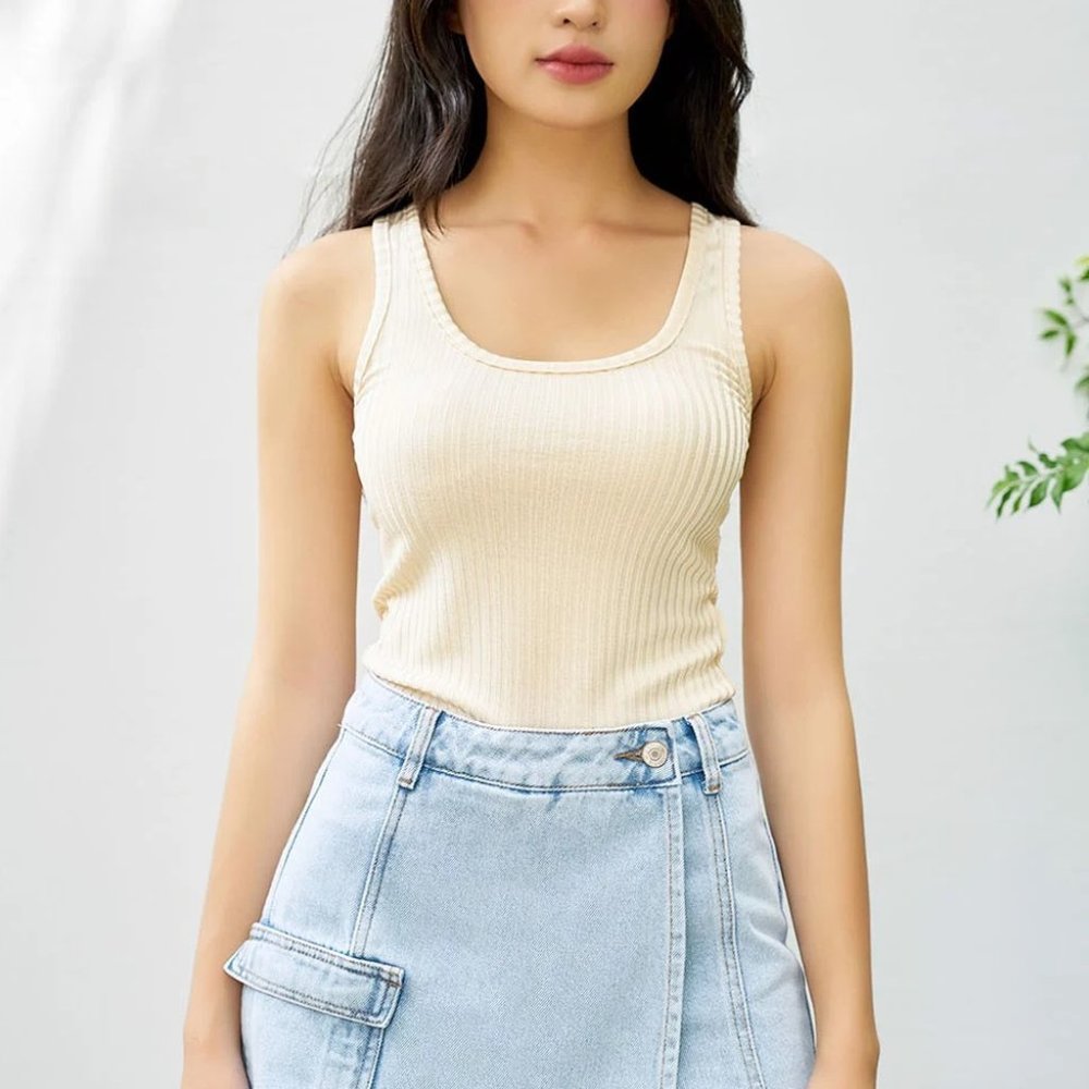 COPY - Short Skirt Denim Blue  - Q0311 - Picture 2 of 5